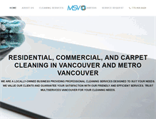 Tablet Screenshot of multiservicesvan.com